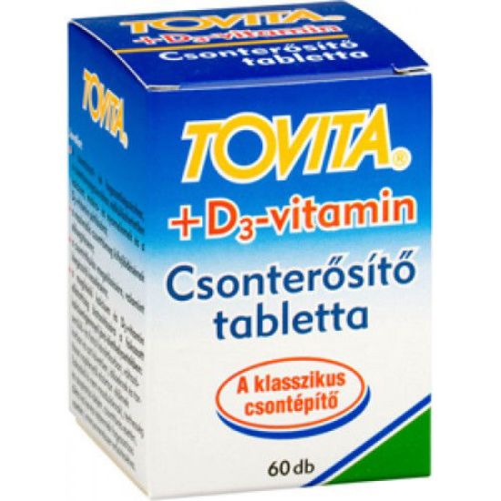 Kép Tovita csonterősítő tabletta + D3-vitamin