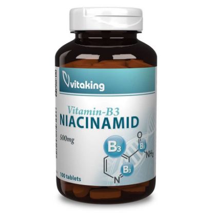 Kép B3-Vitamin Niacinamid 500 mg 100db