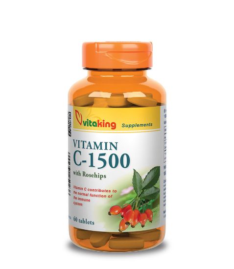 Kép C-1500 mg 15 mg csipkebogyóval 60 db