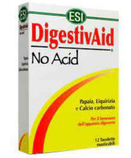 Kép ESI DigestivAid No Acid szopogatós savlekötő tabletta 12 db