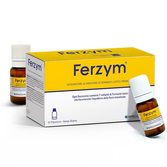 Kép Ferzym® Bélflóra ampulla. 7 milliárd élő probiotikum, prebiotikummal, méhpempővel, és papayával. 10 ampulla