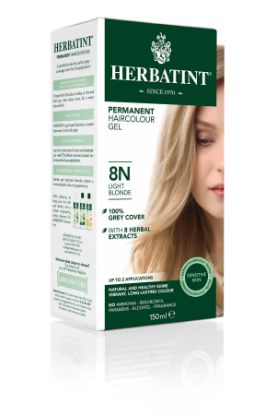 Kép Herbatint 8N Világos szőke hajfesték, 150 ml