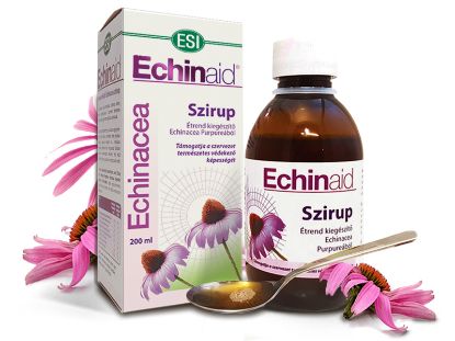 Kép Natur Tanya® ESI® Echinaid® Immunerősítő Echinacea szirup - hozzáadott gesztenyemézzel, és balzsamos gyógynövényekkel.